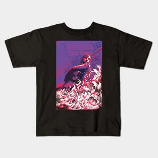 Ultra-Violent Space Samurai poster 1 (of 4) Kids T-Shirt